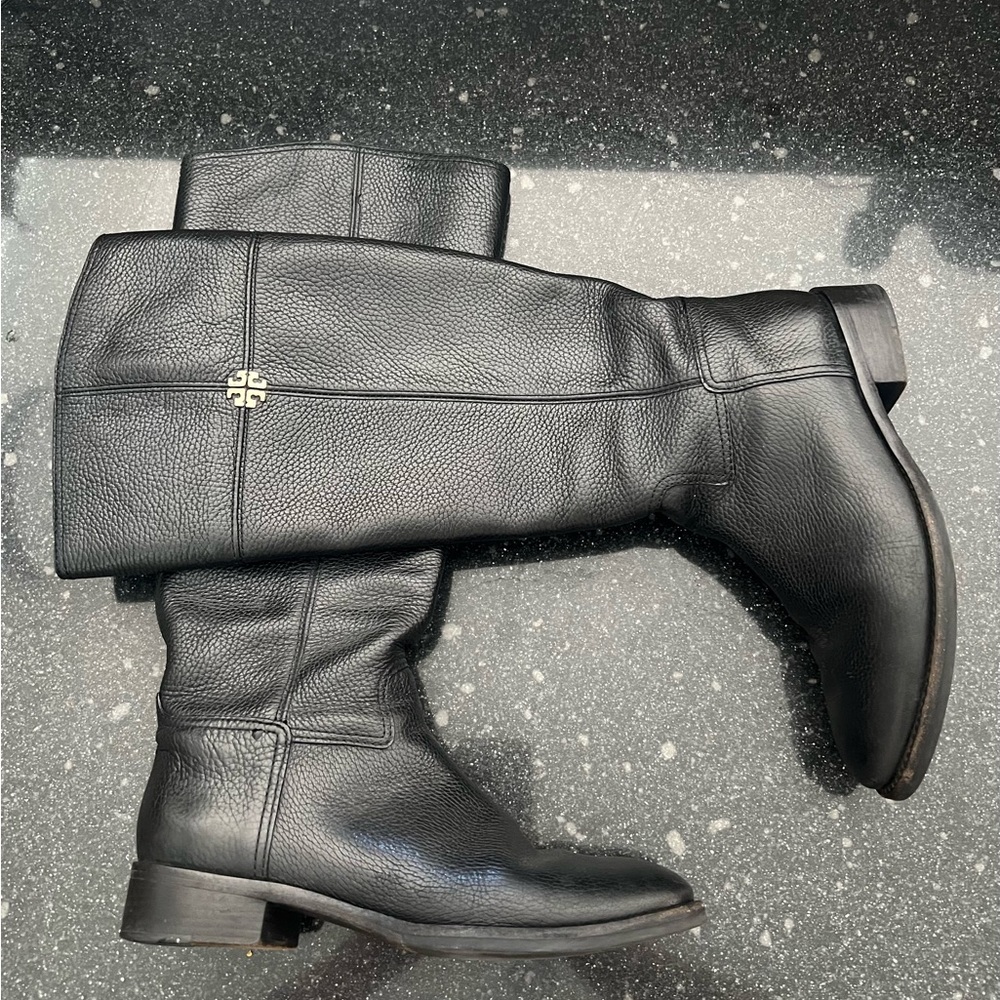 Tory Burch Black Over the Knee Boots - Picture 3 of 3